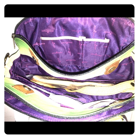 Anuschka Hobo Bag”Passionate Peacocks” - Picture 4 of 8